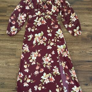 NEW Fall Floral Maxi Dress